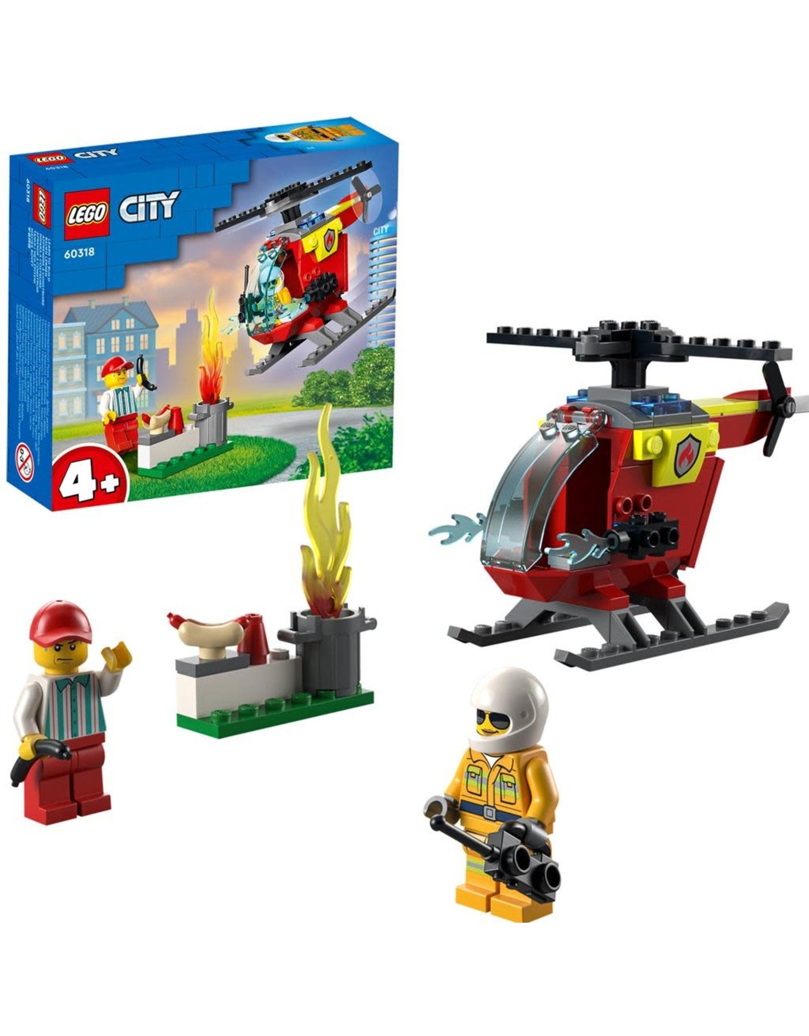 LEGO Lego City 60318 Brandweerhelikopter - Fire Helicopter