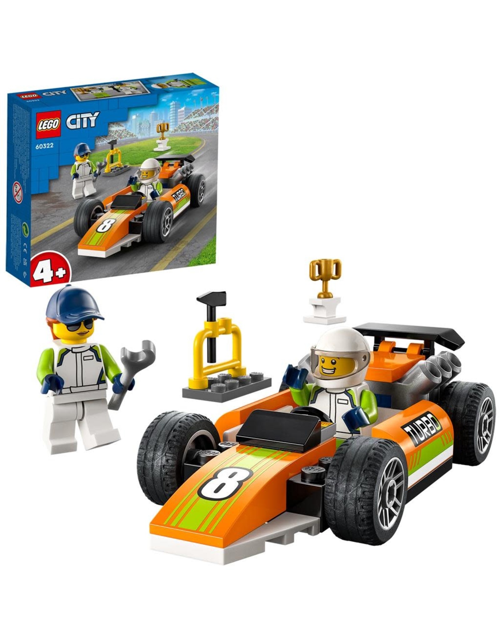 LEGO Lego City 60322 Racewagen  – Vehicles Race Car