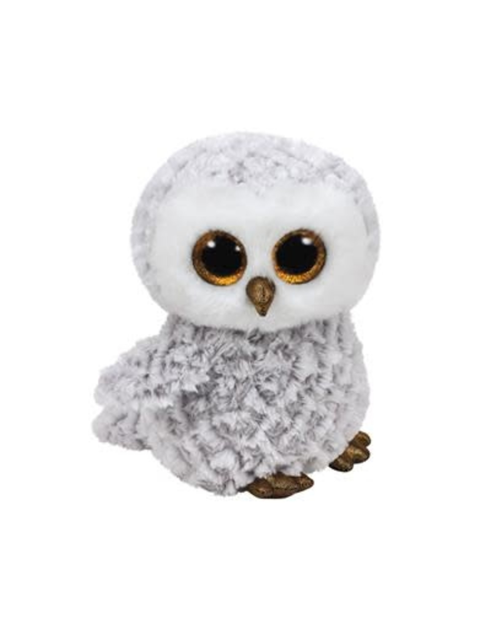 Ty Ty Beanie Buddy Owlette de Grijs/Witte Uil 24cm