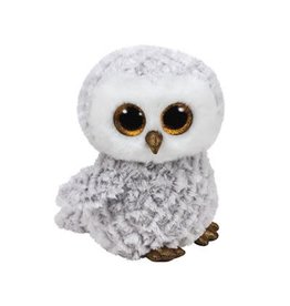 Ty Ty Beanie Buddy Owlette de Grijs/Witte Uil 24cm