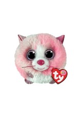 Ty Ty Teeny Puffies Tia  de roze Kat 10cm Ty Ty Teeny Puffies Tia  de roze Kat 10cm