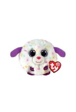 Ty Ty Teeny Puffies Munchkin het wit/paarse Lam 10 cm