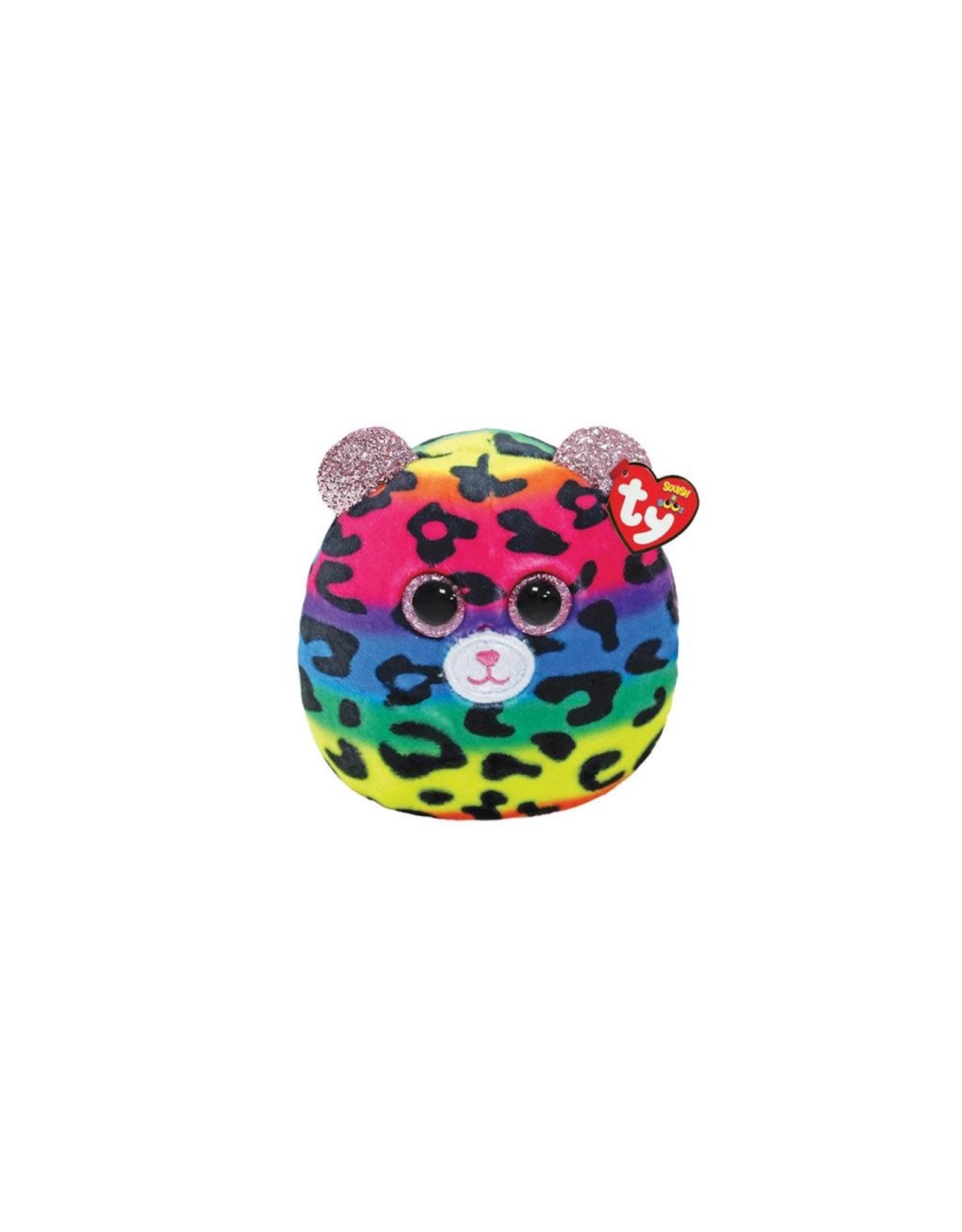 Ty Ty Teeny Squish a Boo Dotty het Regenboog Luipaard - 8cm