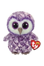 Ty Ty Beanie Boo's Moonlight de paarse Uil 15cm
