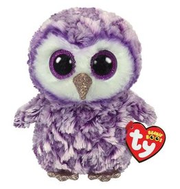 Ty Ty Beanie Boo's Moonlight de paarse Uil 15cm