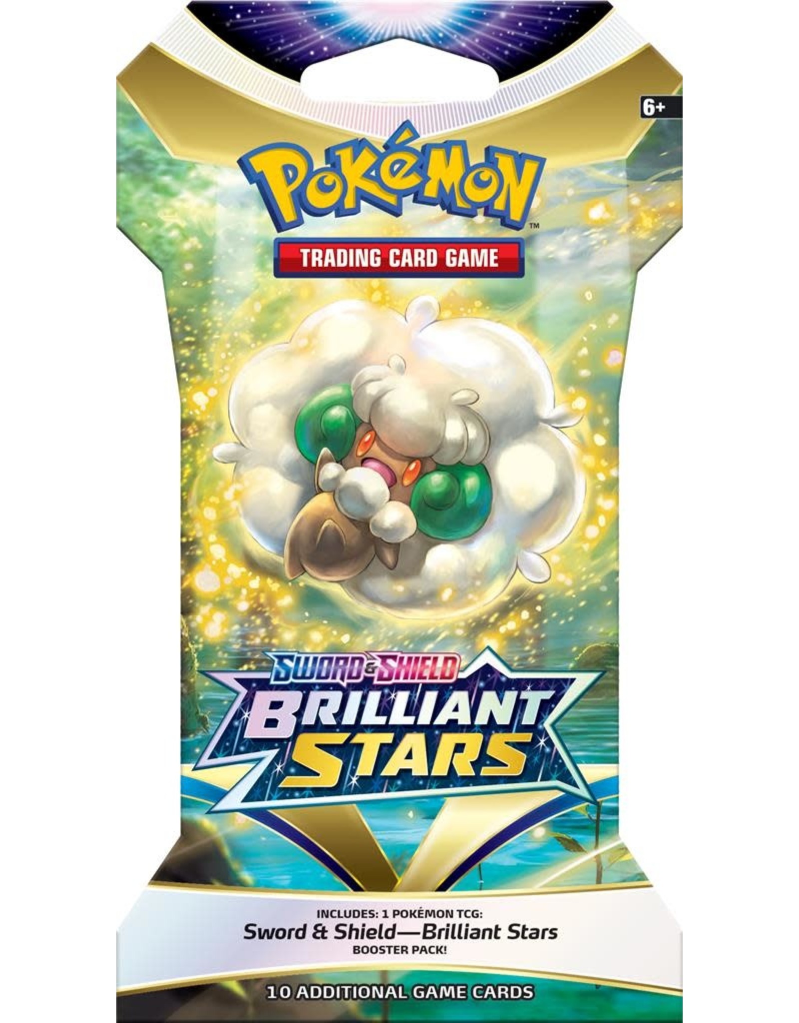 The Pokemon Company Pokémon TCG Sword & Shield Brilliant Stars Sleeved Boosterpack