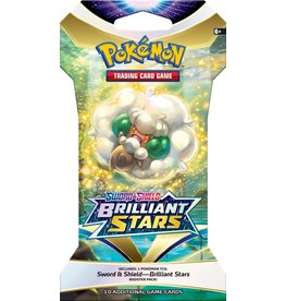 The Pokemon Company Pokémon TCG Sword & Shield Brilliant Stars Sleeved Boosterpack