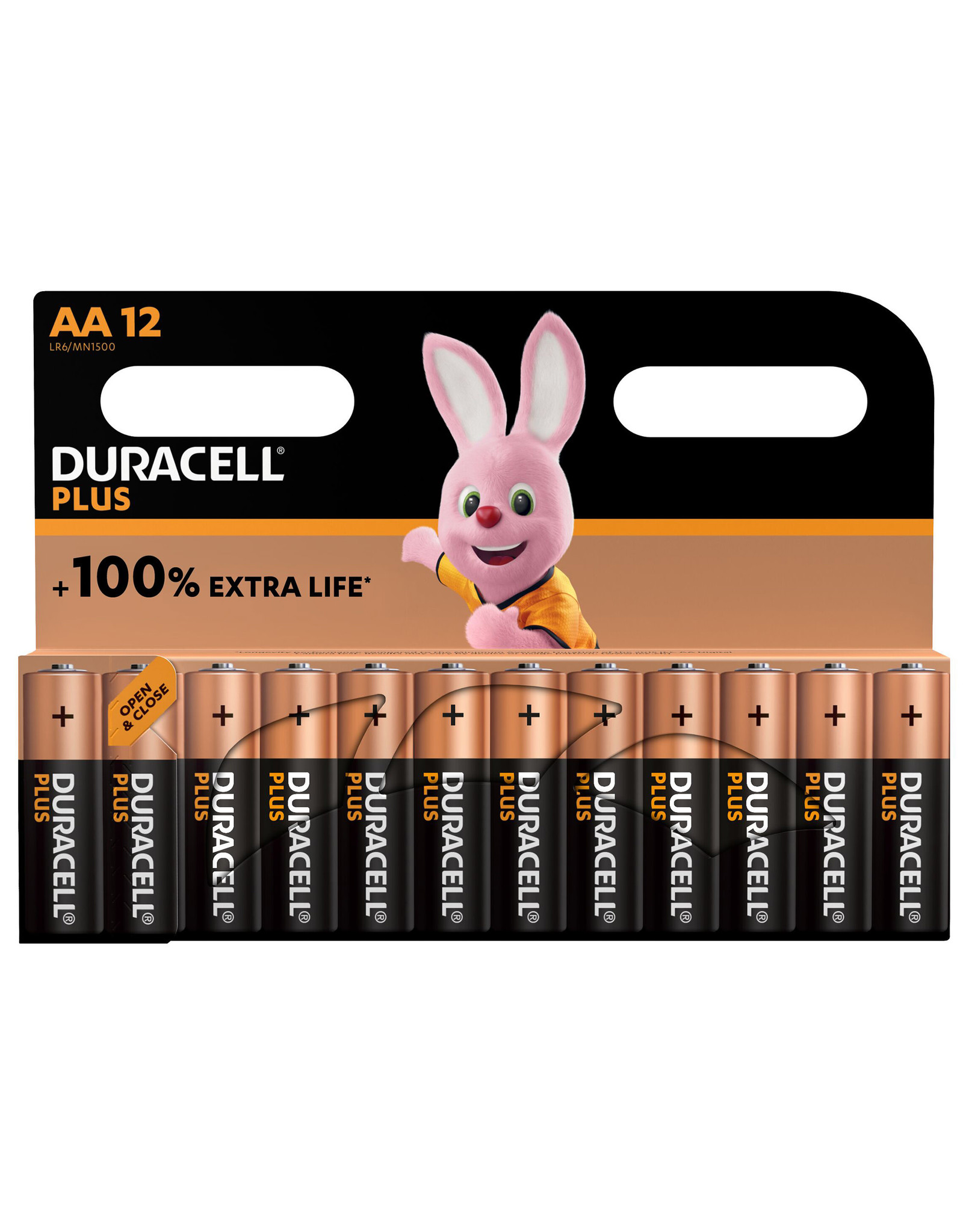 Duracell Duracell Plus AA Alkaline 12 stuks