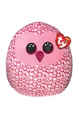 Ty Ty Squish a Boo Pinky de roze Uil 31cm