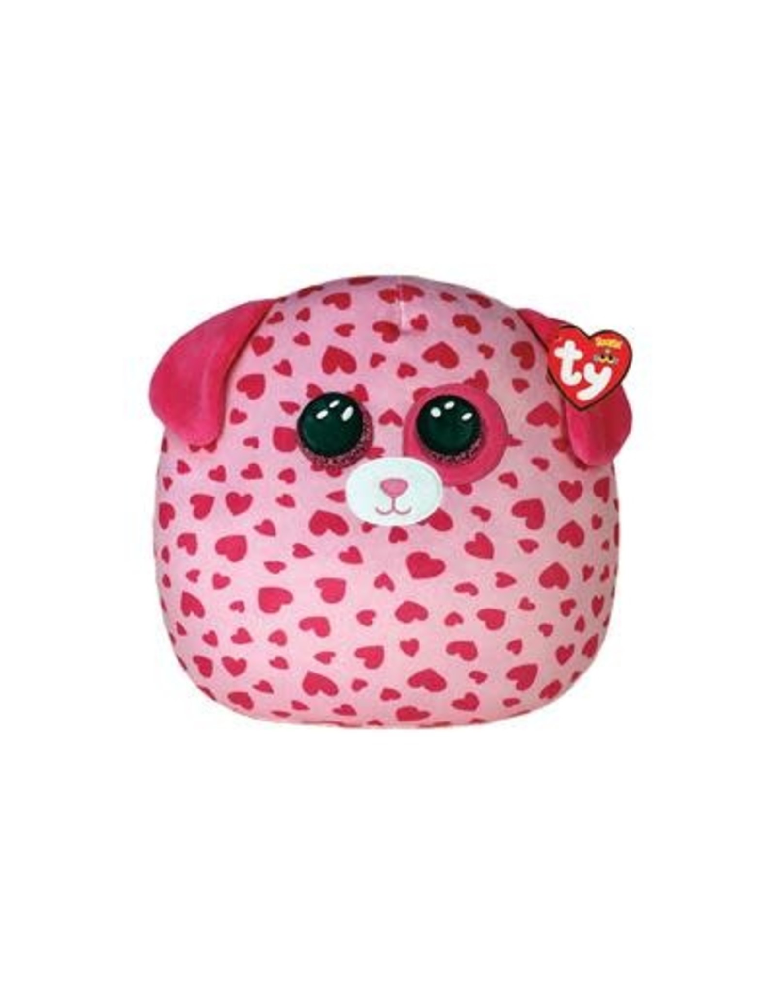 Ty Ty Squish a Boo Pink de roze hartjes hond 20cm