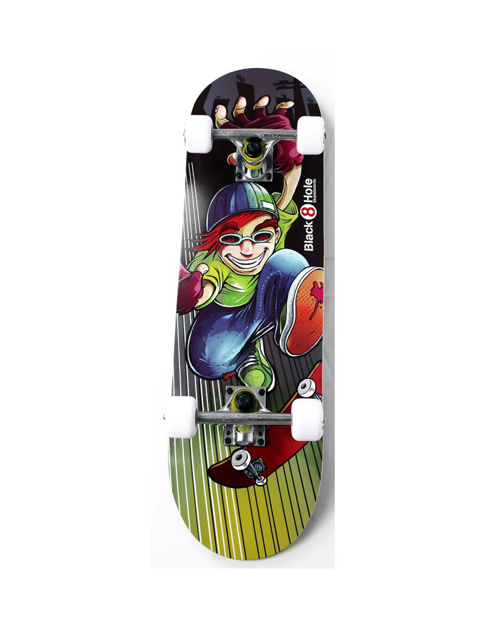 Move Skateboard  Move Black8Hole Skater Boy / Racing, 28 inch