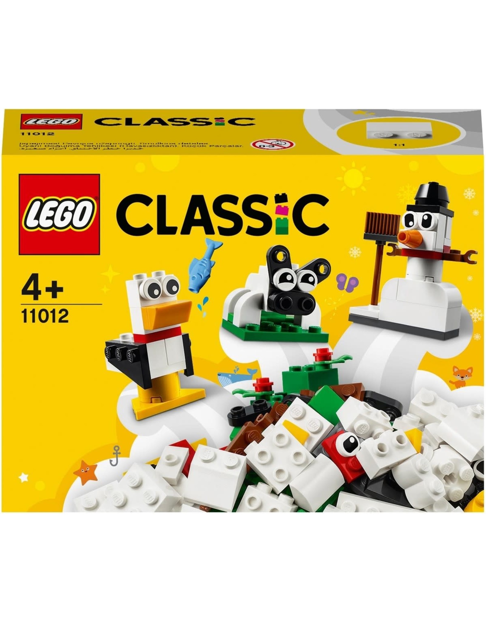 LEGO Lego  Classic 11012 Creatieve witte stenen
