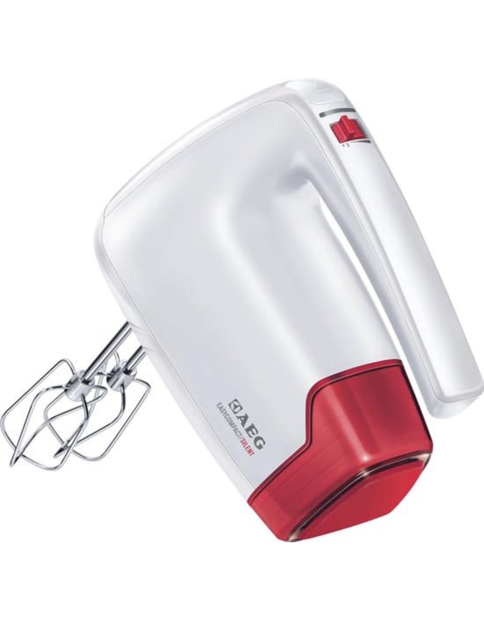 AEG HM6200 AEG handmixer Easycompact/Silent wit/rood 450W