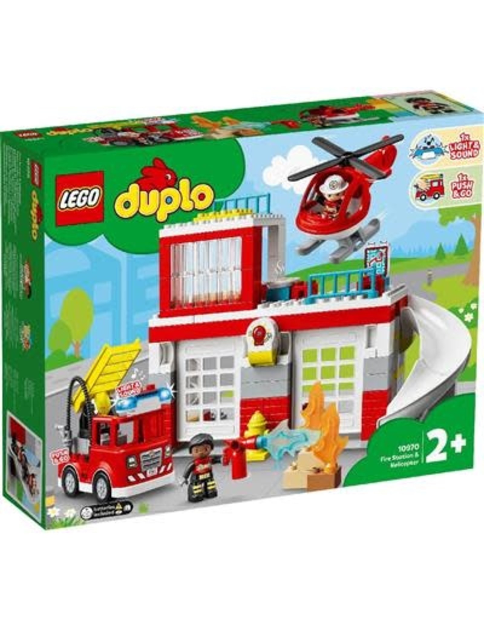 LEGO Lego Duplo 10970 Brandweerkazerne met Helicopter