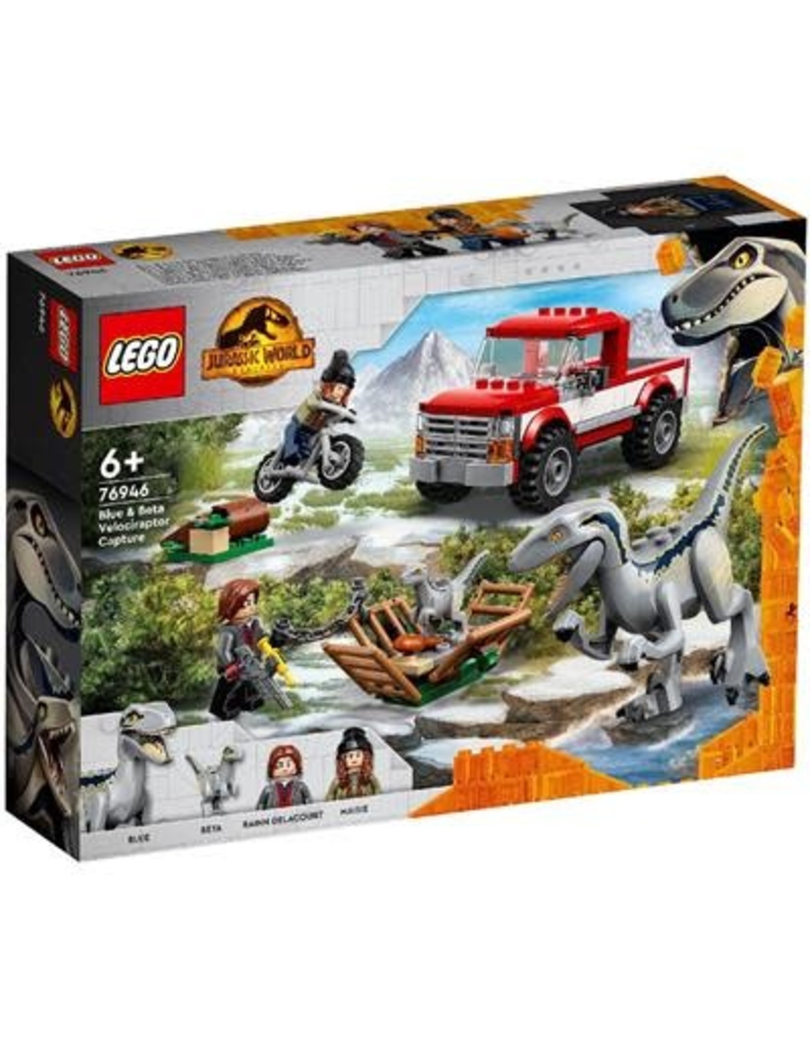 LEGO Lego Jurassic World 76946 Blue & Beta Velociraptorvangst