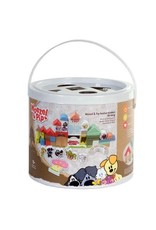 Rubo Toys Woezel en Pip houten blokken 50dlg - ton