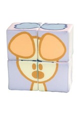 Rubo Toys Woezel en Pip Baby Stoffen Blokken Puzzel Rubo Toys Woezel en Pip Baby Stoffen Blokken Puzzel