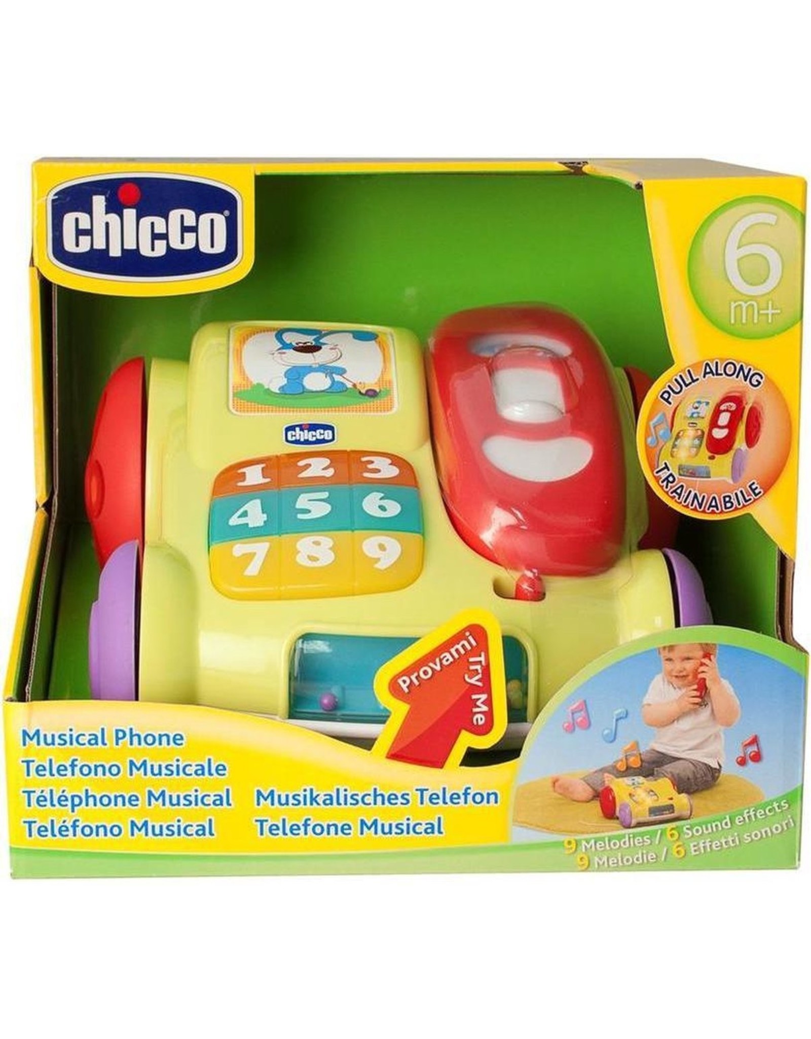 Chicco Chicco Trekfiguur Muziektelefoon