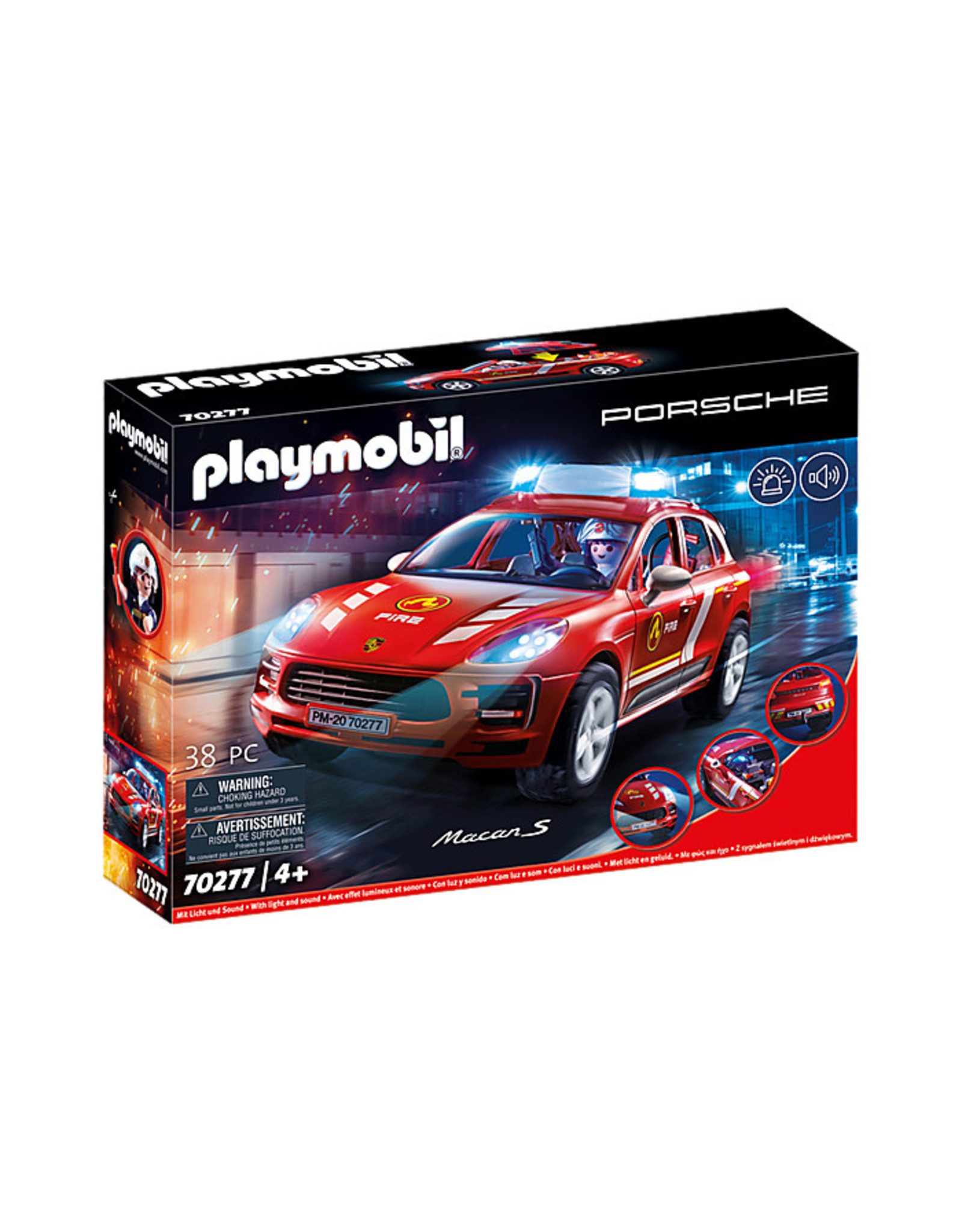 Playmobil Playmobil 70277 City Action Porsche Brandweer