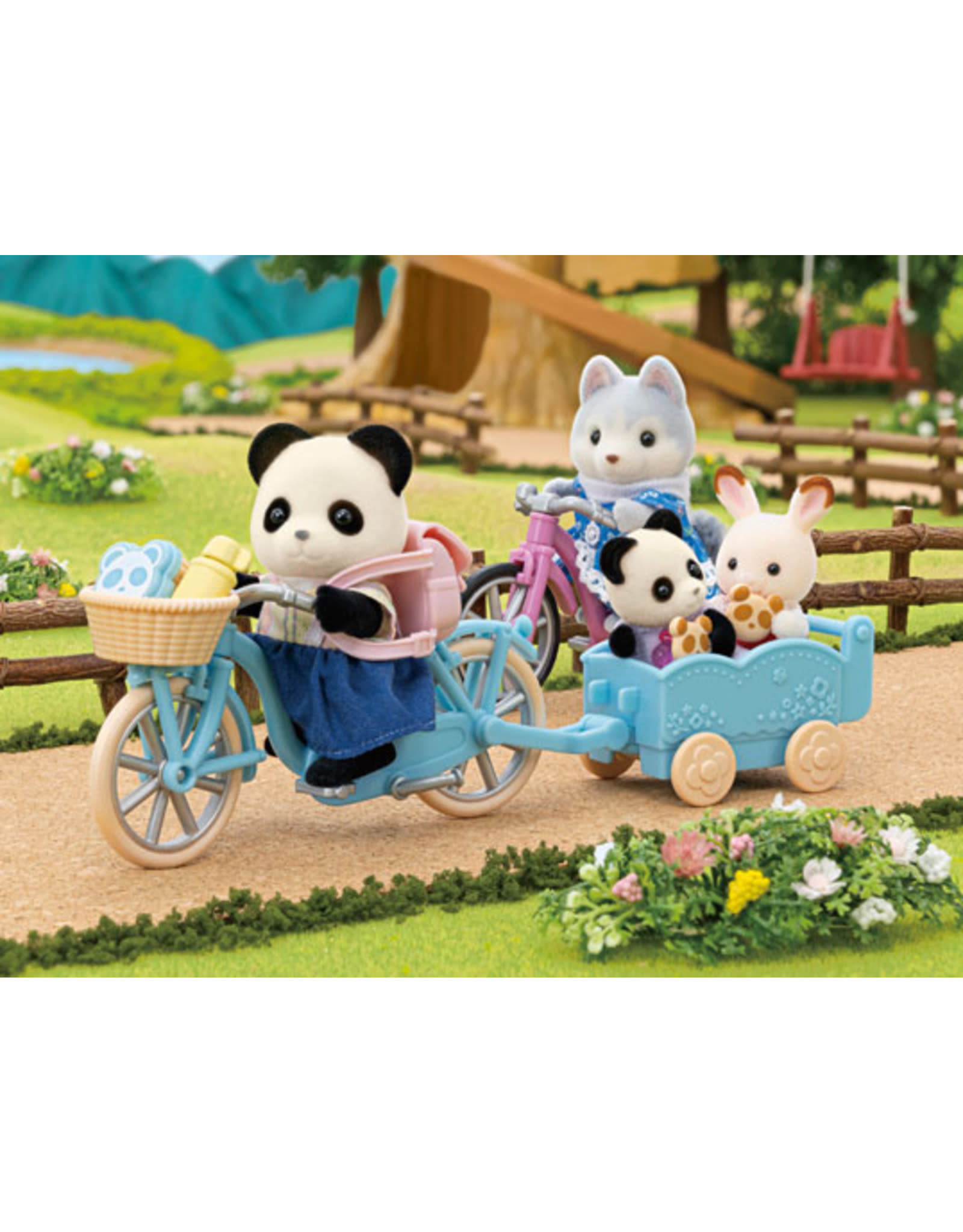 Sylvanian Families Sylvanian Families 5652 Fiets en Schaatsset Panda Meisje