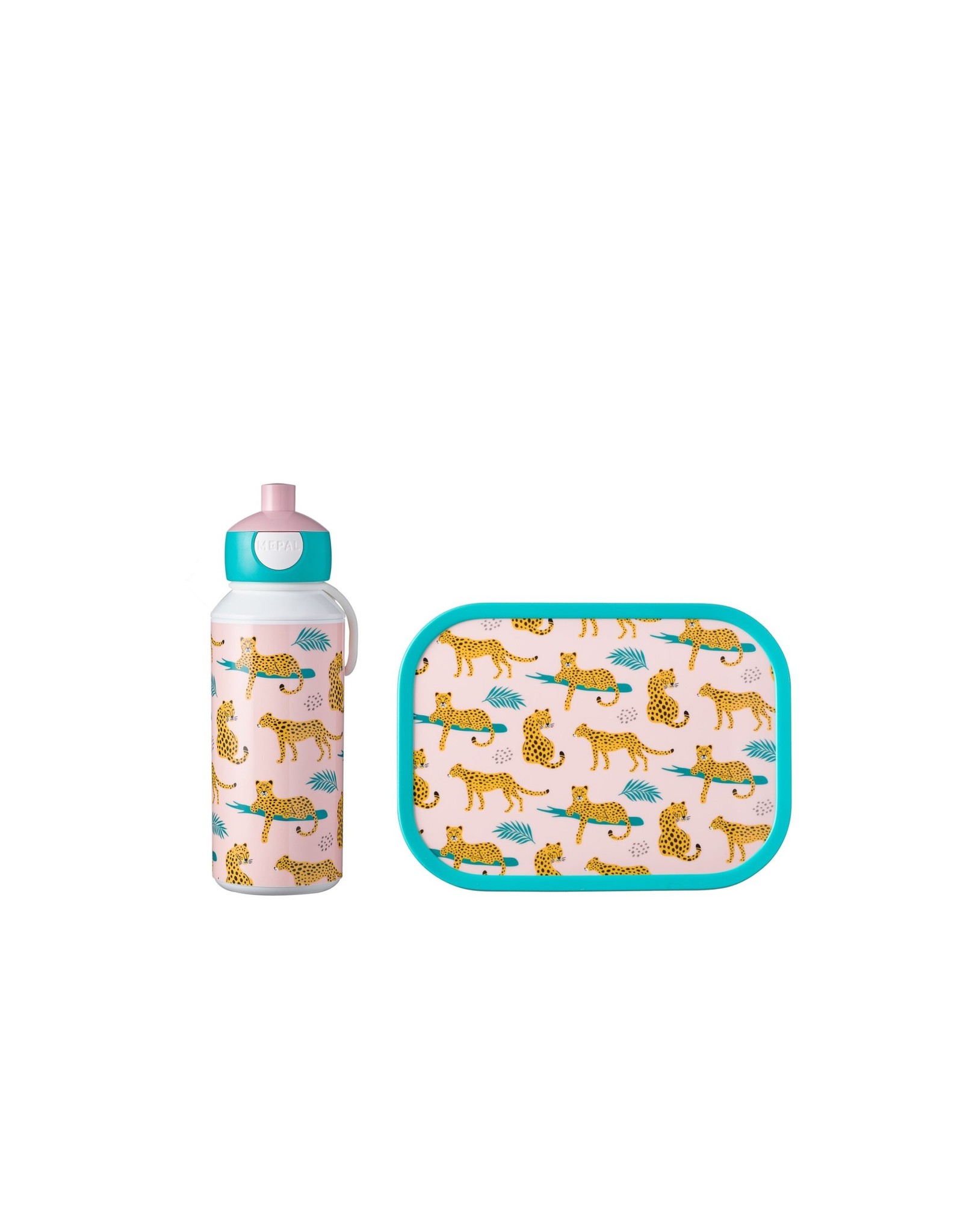 Mepal Mepal Lunchset Campus Leopard  Drinkbeker pop-up + Lunchbox