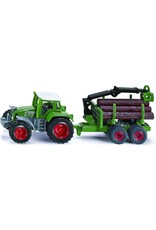 Siku Siku 1645 Tractor met houttransport-aanhanger