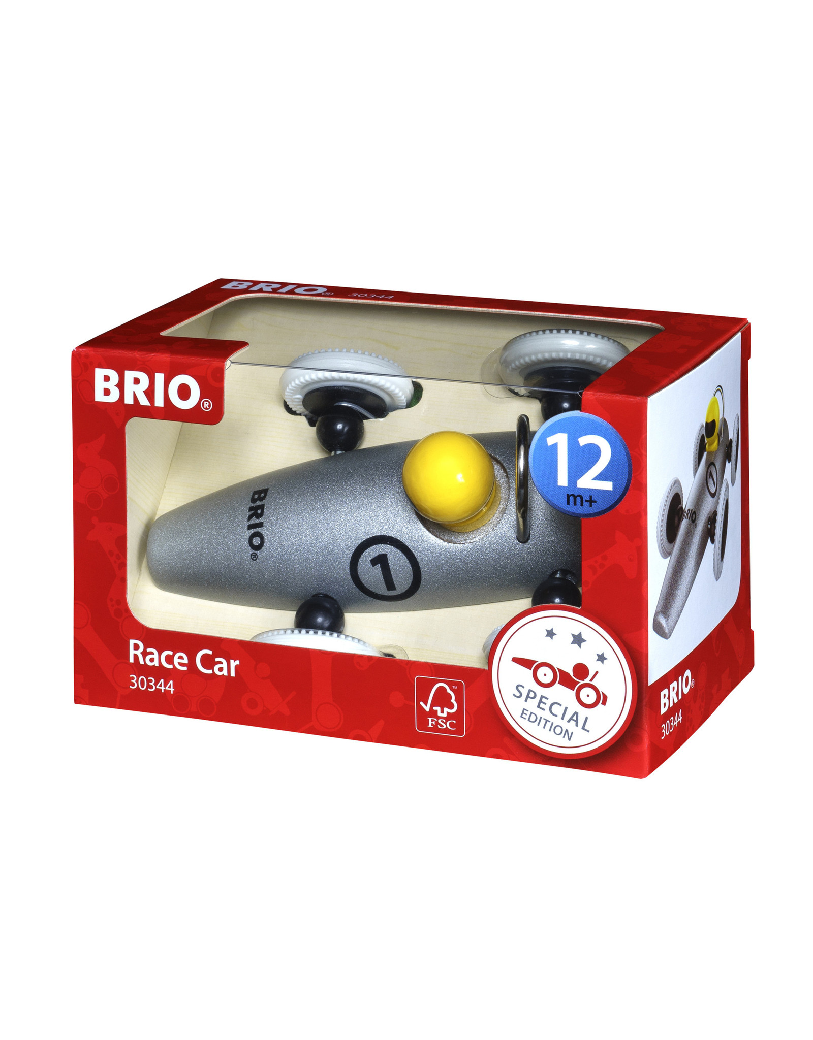 Brio Brio 30344 Racewagen Zilver - Special Edition