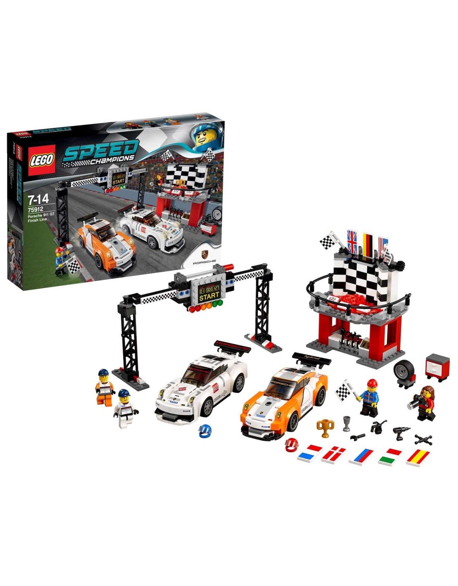 LEGO Lego Speed Champions 75912 Porsche 911Gt Finish Line