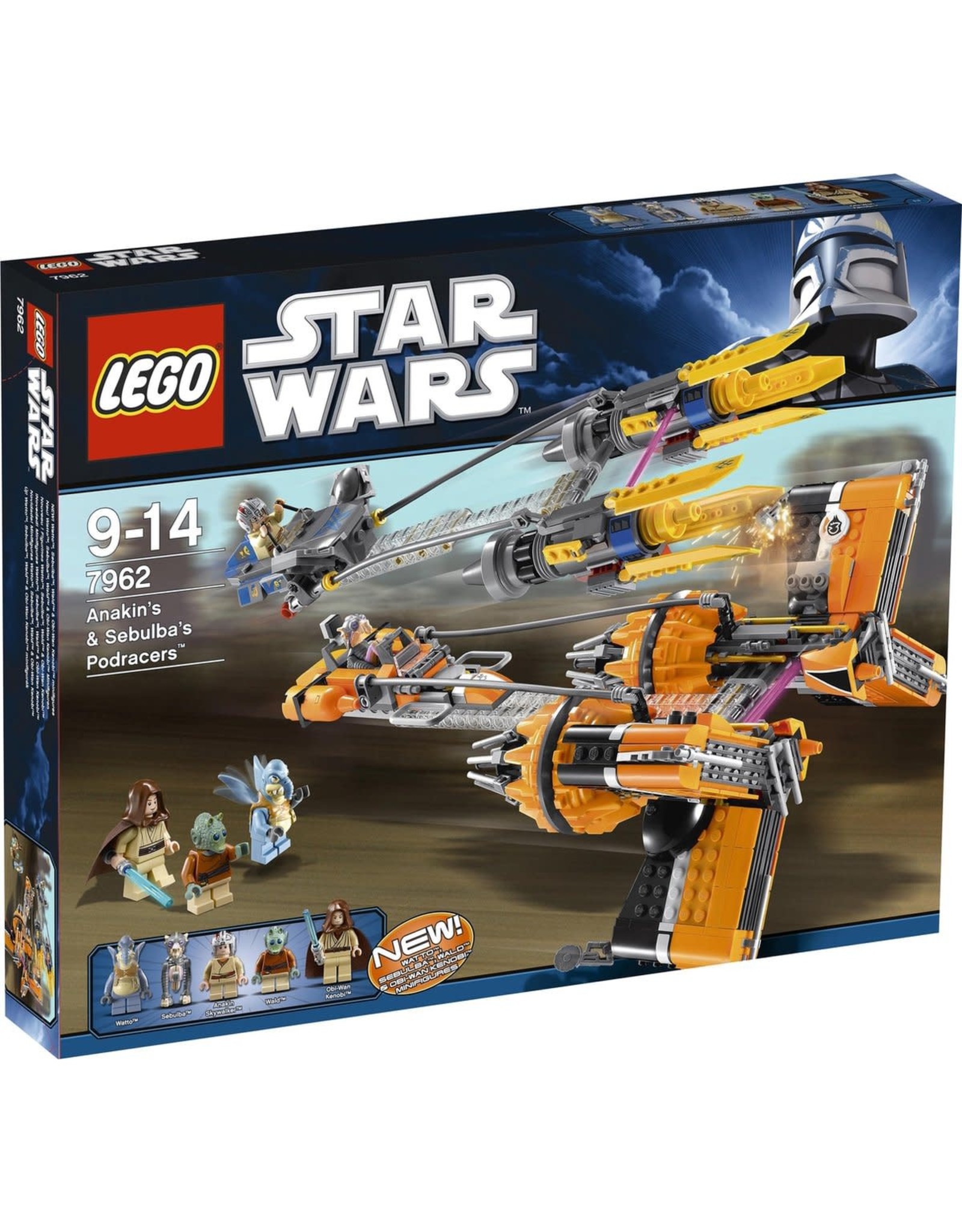 LEGO Lego Star Wars 7962  Anakin's & Sebulba's Podracers