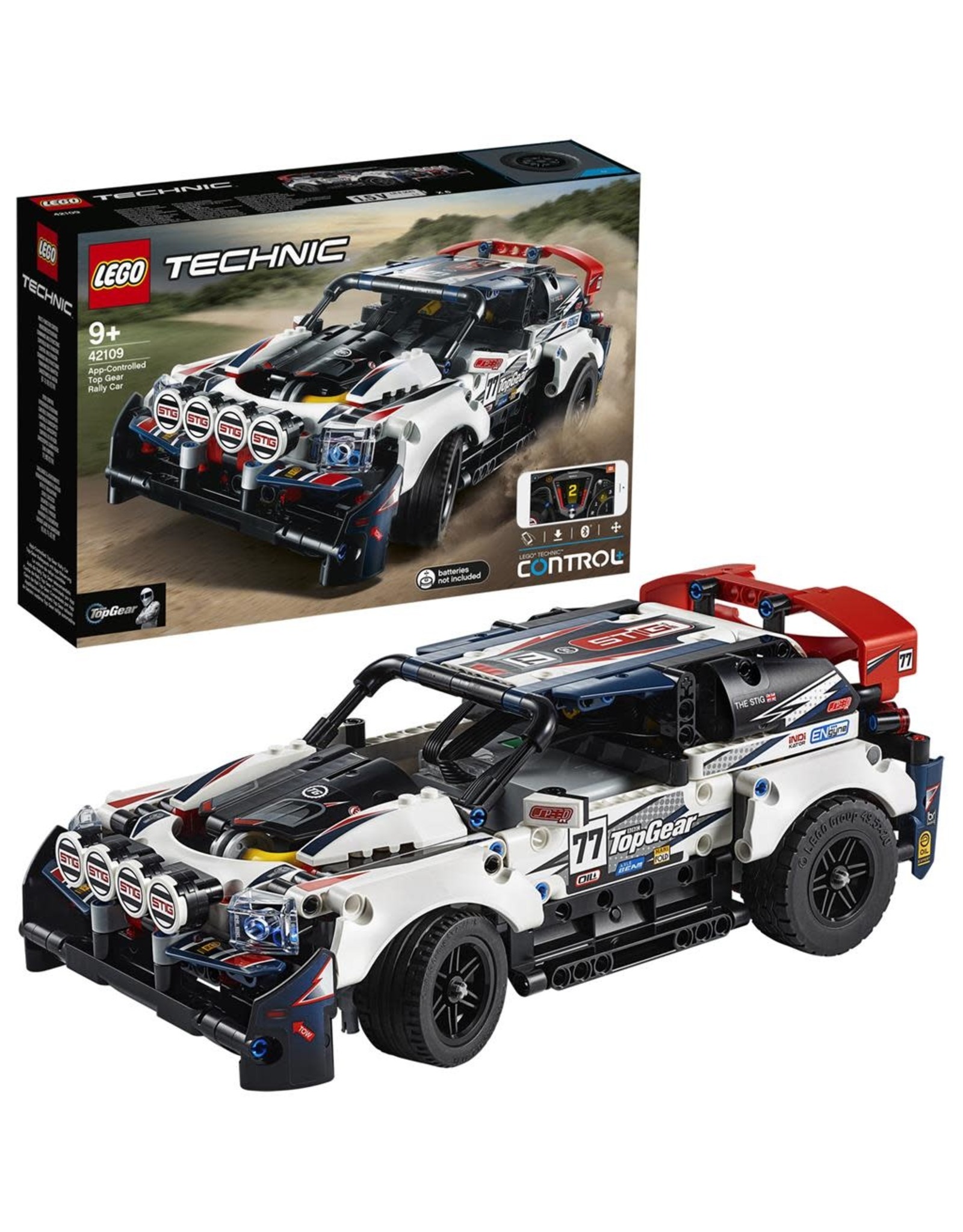 LEGO Lego Technic 42109 Top Gear Rallyauto Met App-Bediening