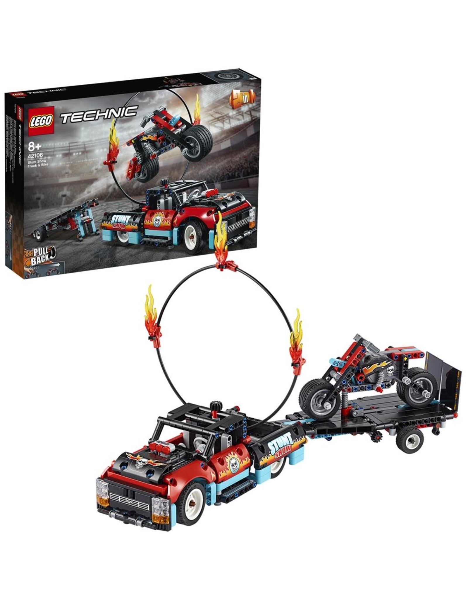 LEGO Lego Technic 42106 Truck en Motor Voor Stuntshow