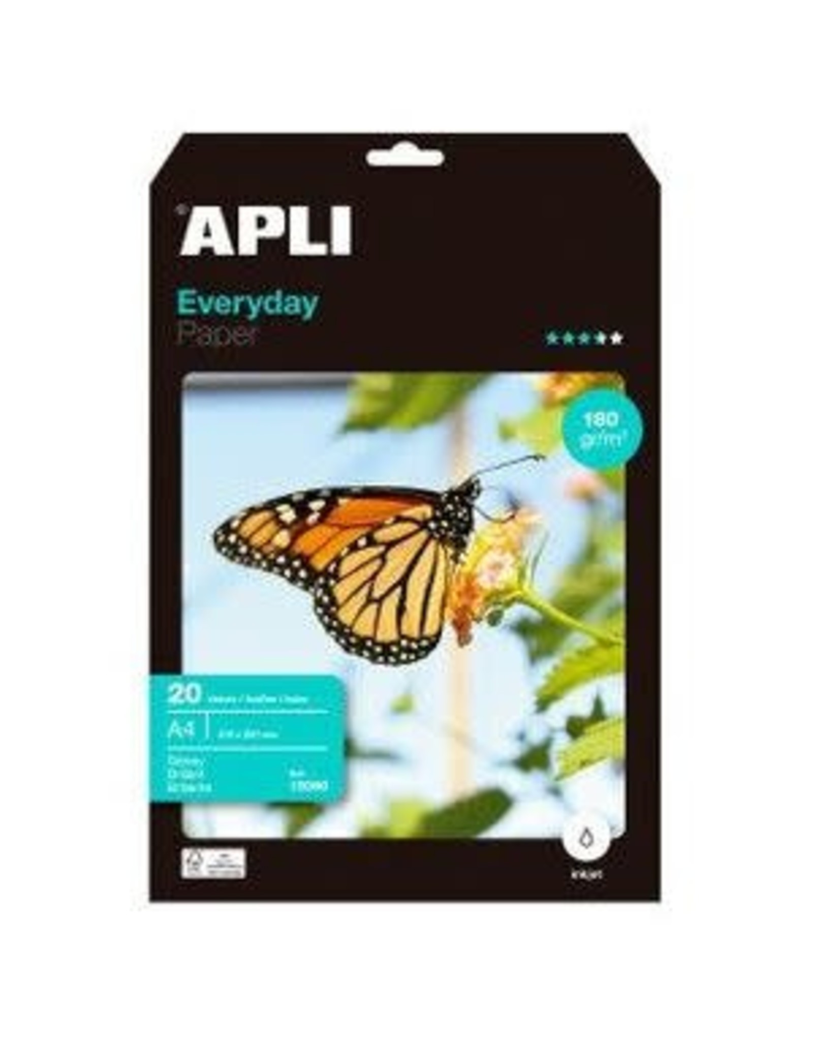 Apli Apli Fotopapier  A4 180g/m2  Brillant