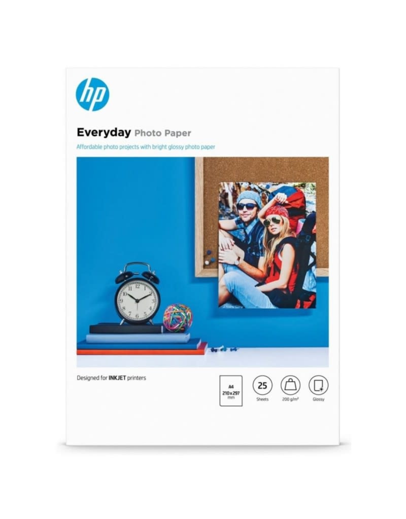 HP HP Fotopapier   Glossy A4 200G 25vel