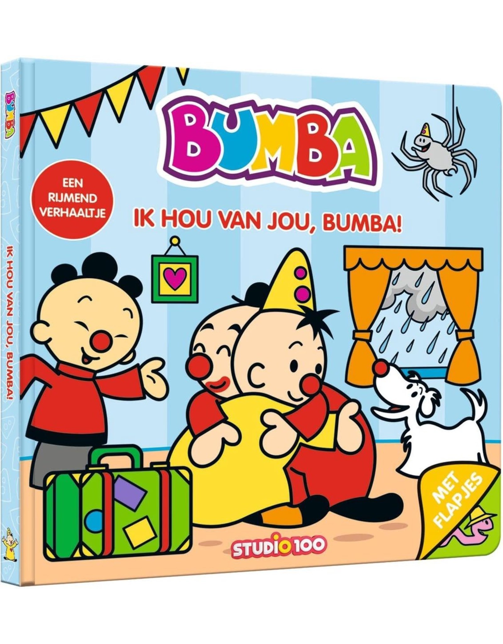 Studio 100 Studio 100 Bumba Kartonboekje met Flapjes - Ik hou van jou, Bumba