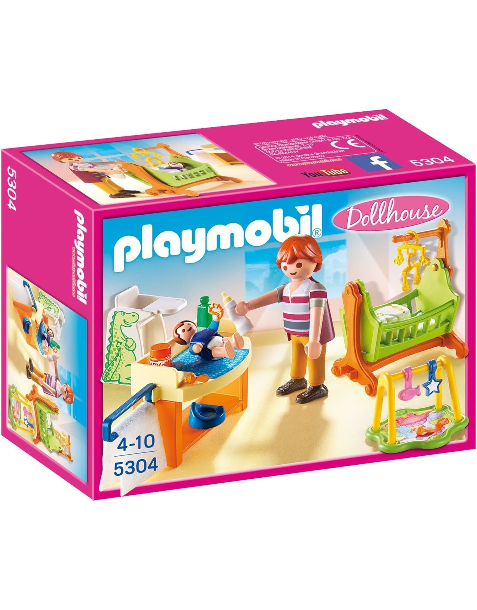 Playmobil Playmobil Dollhouse 5304 Babykamer met Wieg