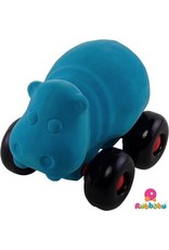 Rubbabu Rubbabu Aniwheelies Blauw Nijlpaard op wielen 0+