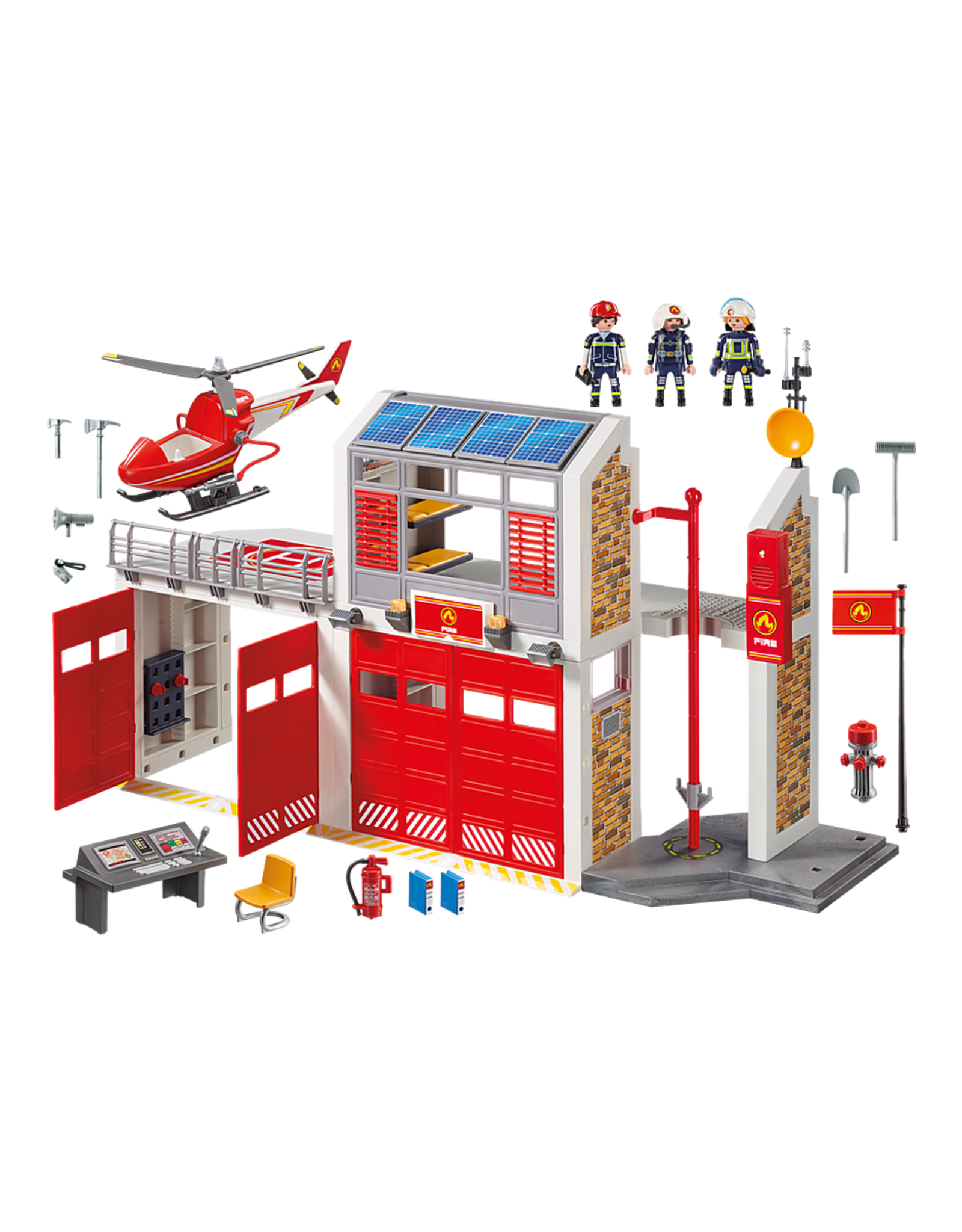 Playmobil Playmobil City Action 9462 Brandweerkazerne met Geluid