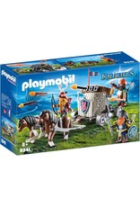 Playmobil Playmobil Knights 9341 Mobiele Ballista met Pony’s en Dwergen