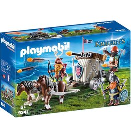 Playmobil Playmobil Knights 9341 Mobiele Ballista met Pony’s en Dwergen