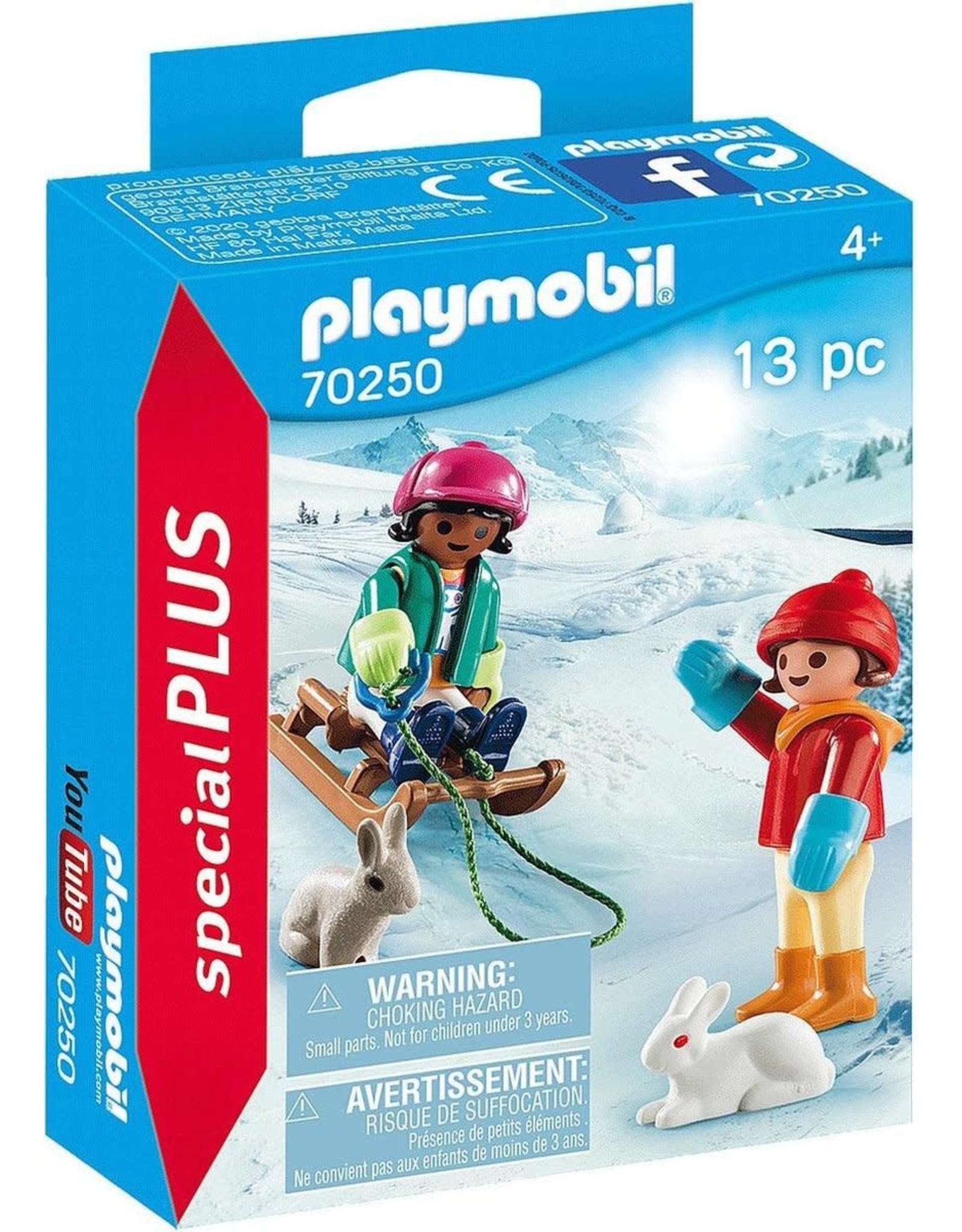 Playmobil Playmobil Special Plus 70250 Kinderen met Slee