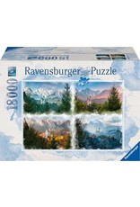 Ravensburger Ravensburger Puzzel 161379 Slot Neuschwanstein  in 4 Seizoenen  18000 stukjes