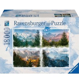 Ravensburger Ravensburger Puzzel 161379 Slot Neuschwanstein  in 4 Seizoenen  18000 stukjes