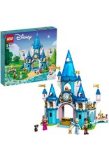 LEGO Lego Disney 43206 Kasteel van Assepoester en de knappe prins -( doos flink gedeukt)