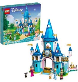 LEGO Lego Disney 43206 Kasteel van Assepoester en de knappe prins -( doos flink gedeukt)