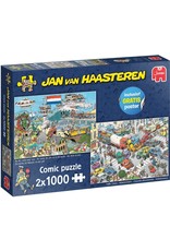 Jumbo Puzzel Jan van Haasteren  20073 Verkeerschaos en Ter Land ter Zee   2x10000