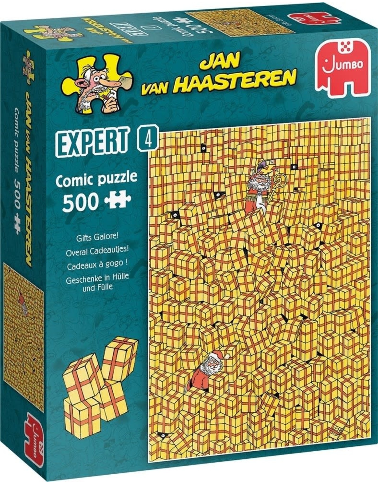 Jumbo Puzzel Jan van Haasteren 20092 Expert Overal cadeautjes 500 stukjes