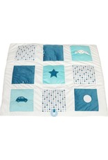 Tiamo Little Dutch Boxkleed Mixed Stars blauw