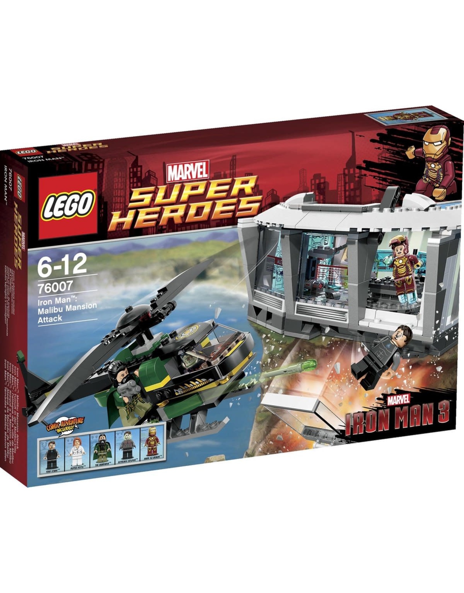 LEGO Lego Super  Heroes 76007 Iron Man: Malibu Landhuis Aanval - Iron Man: Malibu Mansion Attack