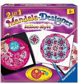 Ravensburger Ravensburger Mandala -Designer Tattoos-Style 2 In 1