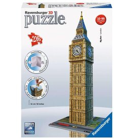 Ravensburger Ravensburger 3D Puzzel 125548 Big Ben -  216 Stukjes